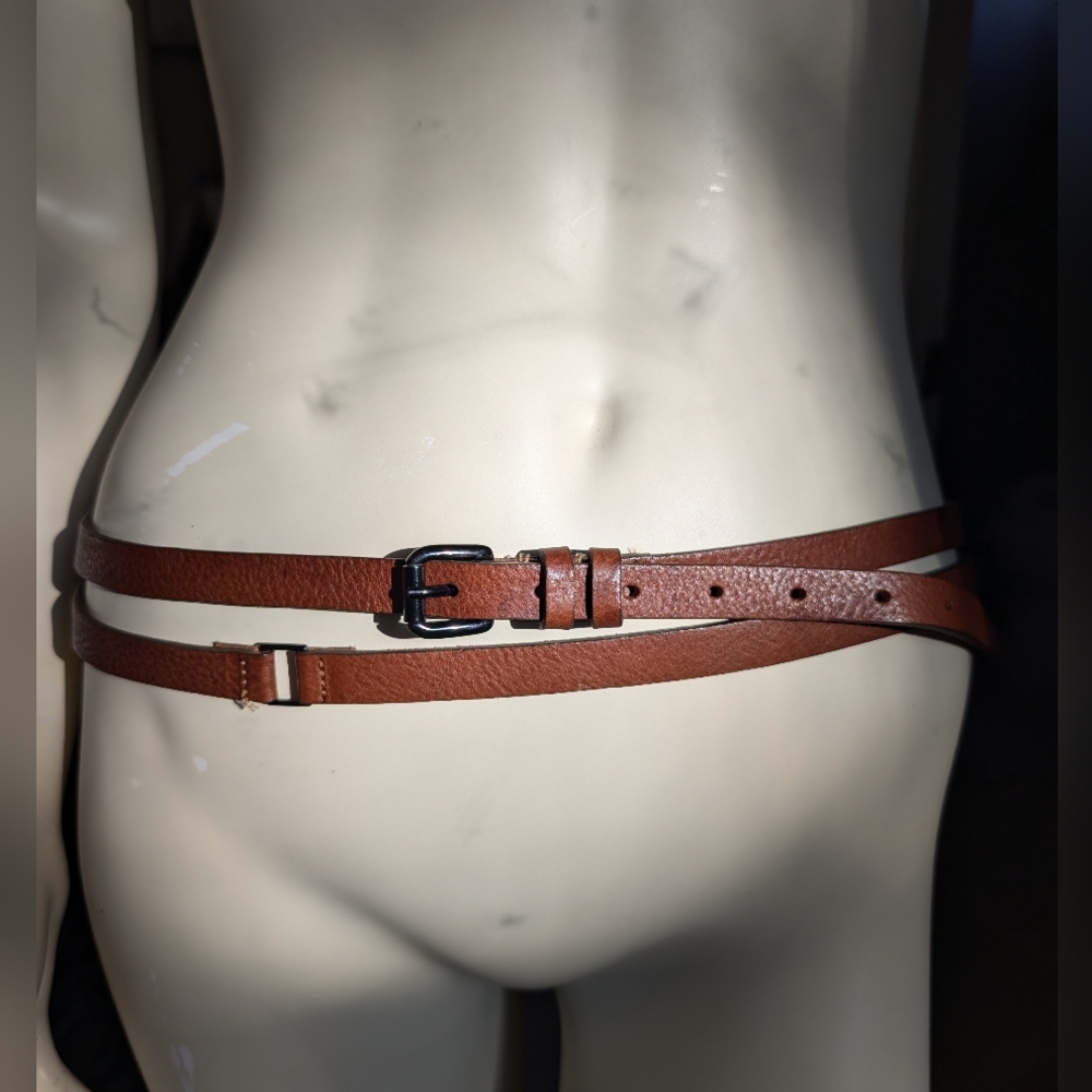 Maison Boinet Genuine Leather Double Belt